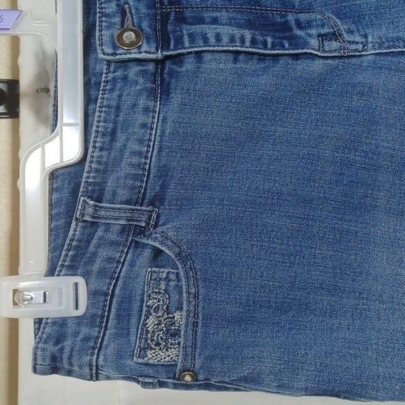 CJ BANKS WOMENS JEANS SIZE 14W IN A BEAUTIFUL BLUE DEMIN FADED - Picture 2 of 7
